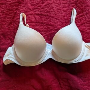 Aerie Cream Underwire Bra with Adjustable Straps